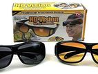 Day & Night HD Vision 2 pair protection sun glasses