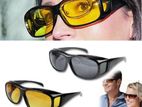 Day & Night HD Vision Glasses (දිවා රාත්‍රී දැක්ම)