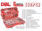 DBL Tool Set - 132 Pcs (06 Months Warranty / එකට එකක් නොමිලේ )