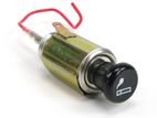 DC 12-Volt Car Auto E Lighter Replacement Plug With Socket Assembly Set