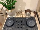 DDJ FLX4 with Headphones