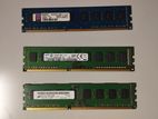 DDR3 4GB 1600MHz PC3-12800 Desktop RAMs (Used)