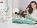 Decakila KEHS040L ceramic hair straightener and curler set Herman HA011