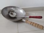 Deep Frying Pan With Spoon (16’’)