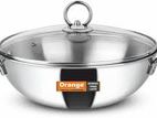 DEEP KADAI COOKEWARE TRIPLY 280MM 4.5L