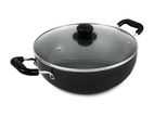 DEEP KADAI COOKWARE H.A WITH GLASS LID