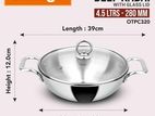 Deep Kadai Cookware Triply 280mm 4.5l