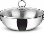 Deep Kadai Cookware Triply 280mm 4.5l