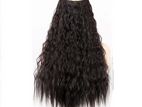 Deep Wave – Natural Black Synthetic Clip on Hair Extension