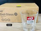 DELI 6PCS SHORT GLASS SQUARE-306C