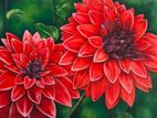 "Deliah Flowers" Oil Painting