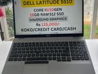 Dell Core i5- 10th Gen 15.6inch FullHDDisplay 16GB RAM 512GB NVMe Laptop