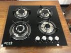 Den B 4 Burner Gas Stove Glass Top