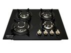 Den-B Glass Top 4-Burner Gas Stove