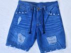 Denim pech short