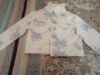 Denim Soft Blue Floral Jacket