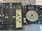 Denon 1200 DJ Player & x 600 Mixer