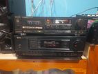 Denon Amplifier with Cassette Deck