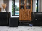 Two Speaker Boston Acoustics Subwoofer Full Set
