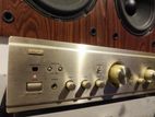 Denon Pma 1055r Stereo Amplifier & Ar 8 Inch Speakers