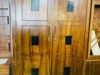 Depo Teak Heavy 7Ft Modern Two Door Wardrobe