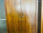 Depo Teak Heavy 7Ft Modern Two Door Wardrobe