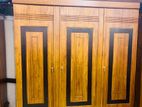 Depo Teak Heavy Three Door Modern 7Ft Wardrobe