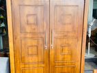 Depo Teak Heavy Two Door 7Ft Modern Wardrobe