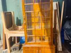 Depo Teak Single Door Liquor Show Cupboard TT820