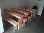 Desk and Benches