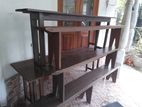 Desk and Benches
