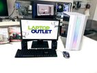 Desktop Full Set RGB - Core i5-4th Gen 20" LED Wide 8GB Ram -SSD New