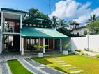 (DH142) 5BR Two Storey Eco Bricks House for Sale in Godagama