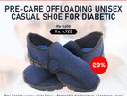 Diabetic Shoes Precare Offloading Unisex Casual Navy Blue