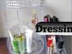 diamond pattern dressing case 360 rotating Organizer