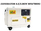 Diesel generator 4.5/5.0kw mn6700dg
