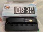 Digital LED alarm table clock