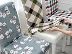 Dining 6 PCs Chair covers - Stretchable Elastic Cloth Cover Set