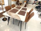 Dining Table 4 Chair Set GT415 කෑම මේස පුටු