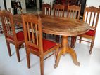 Dining table with 6 chairs