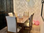Dining Table with Cushion Chairs