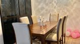 Dining Table with Cushion Chairs