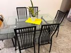Dining Table ( Glass Top)