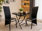 DINING TABLE SET – 1 + 2 CHAIRS