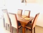 Dining Table Set 6 Seater Teak Wood