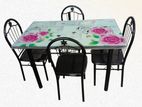 Dining Table with 4 Chairs -(1+4)