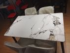 dining table with 4 cushion
