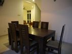Dining table with 6 chairs