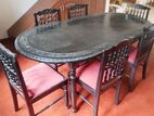 Dining table with 6 chairs for sale