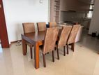 Dining Table with 6 Cushion Chairs -Li 63